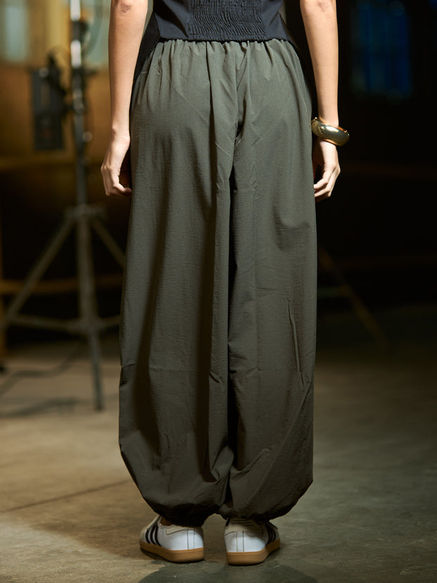Olive - Waterproof balloon pants