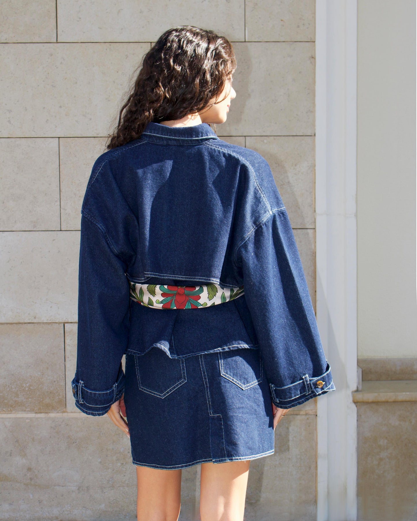 The Edgy set X Satin scarf