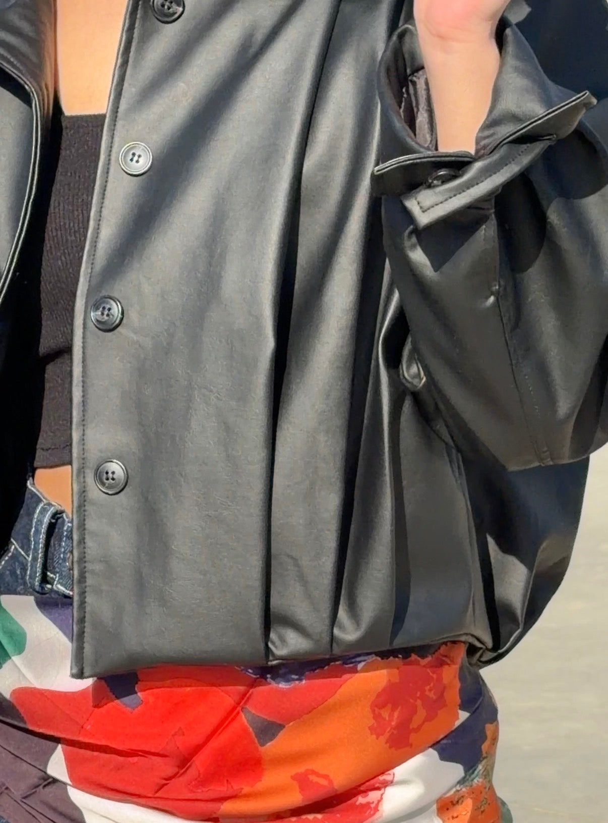 Rebel luxe leather jacket