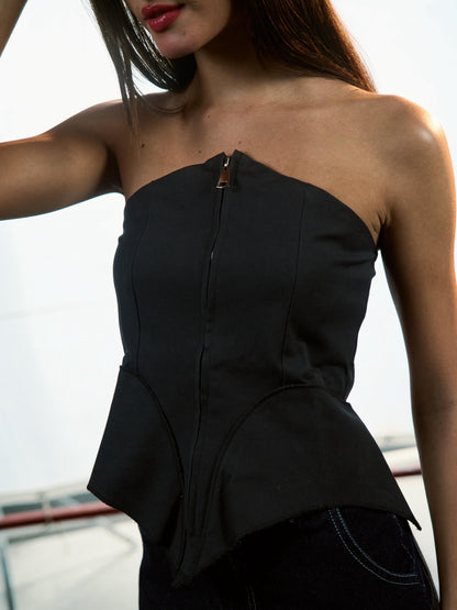 Statement black corset