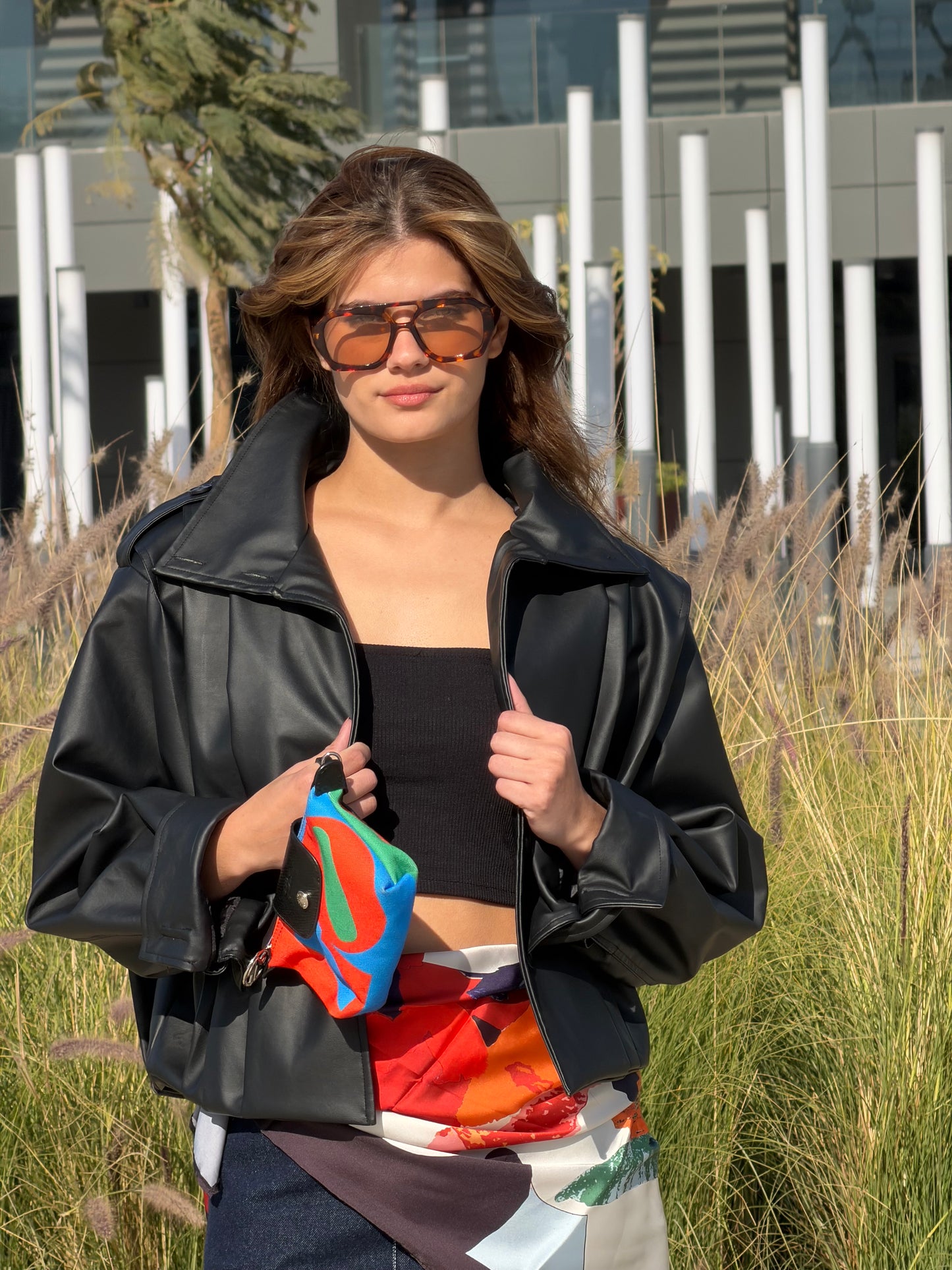 Rebel luxe leather jacket