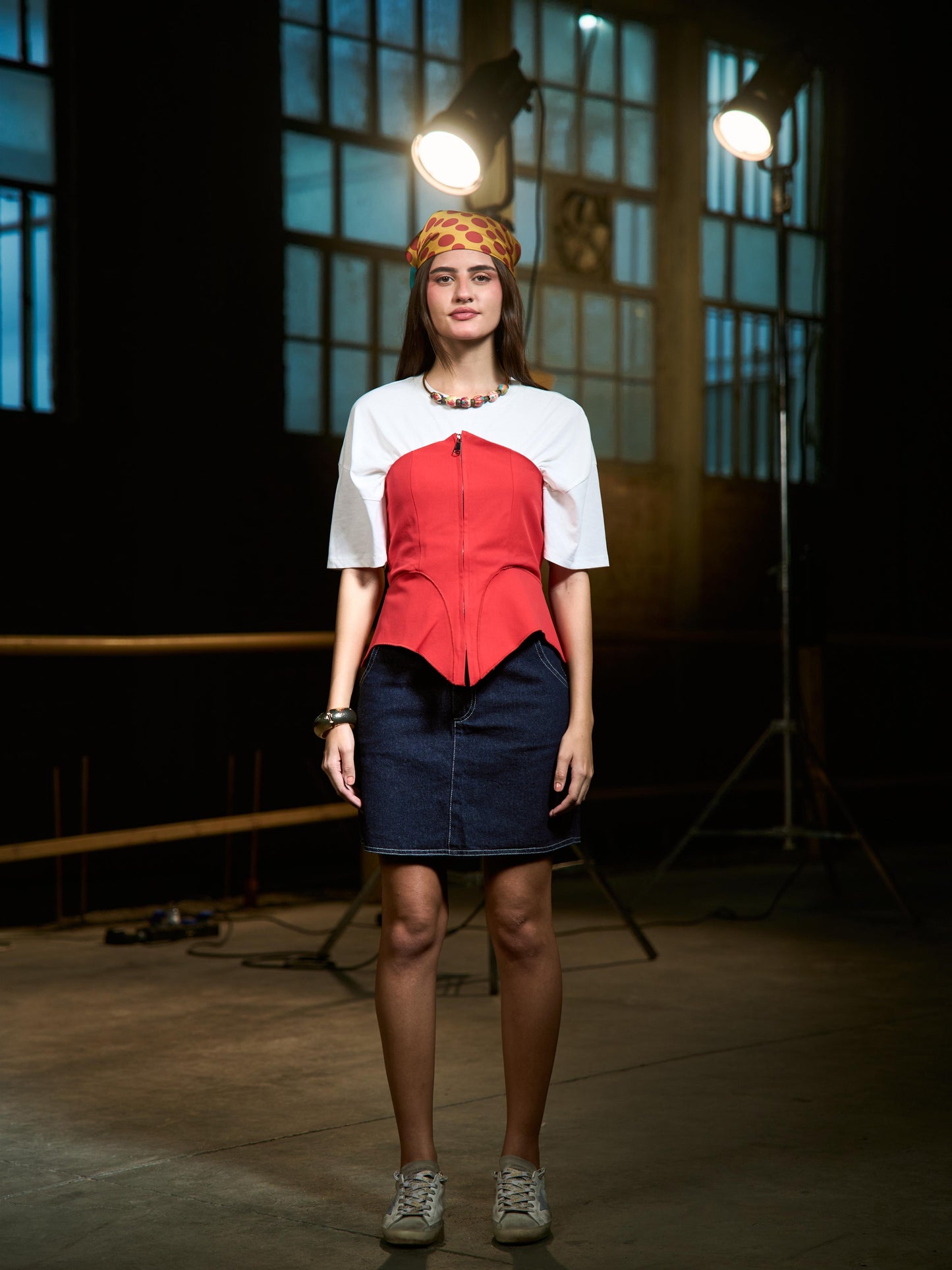 Statement cherry corset