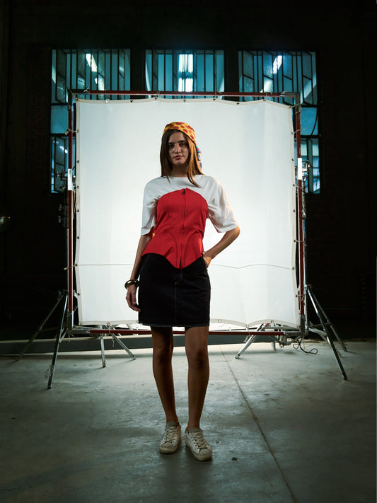 Statement cherry corset