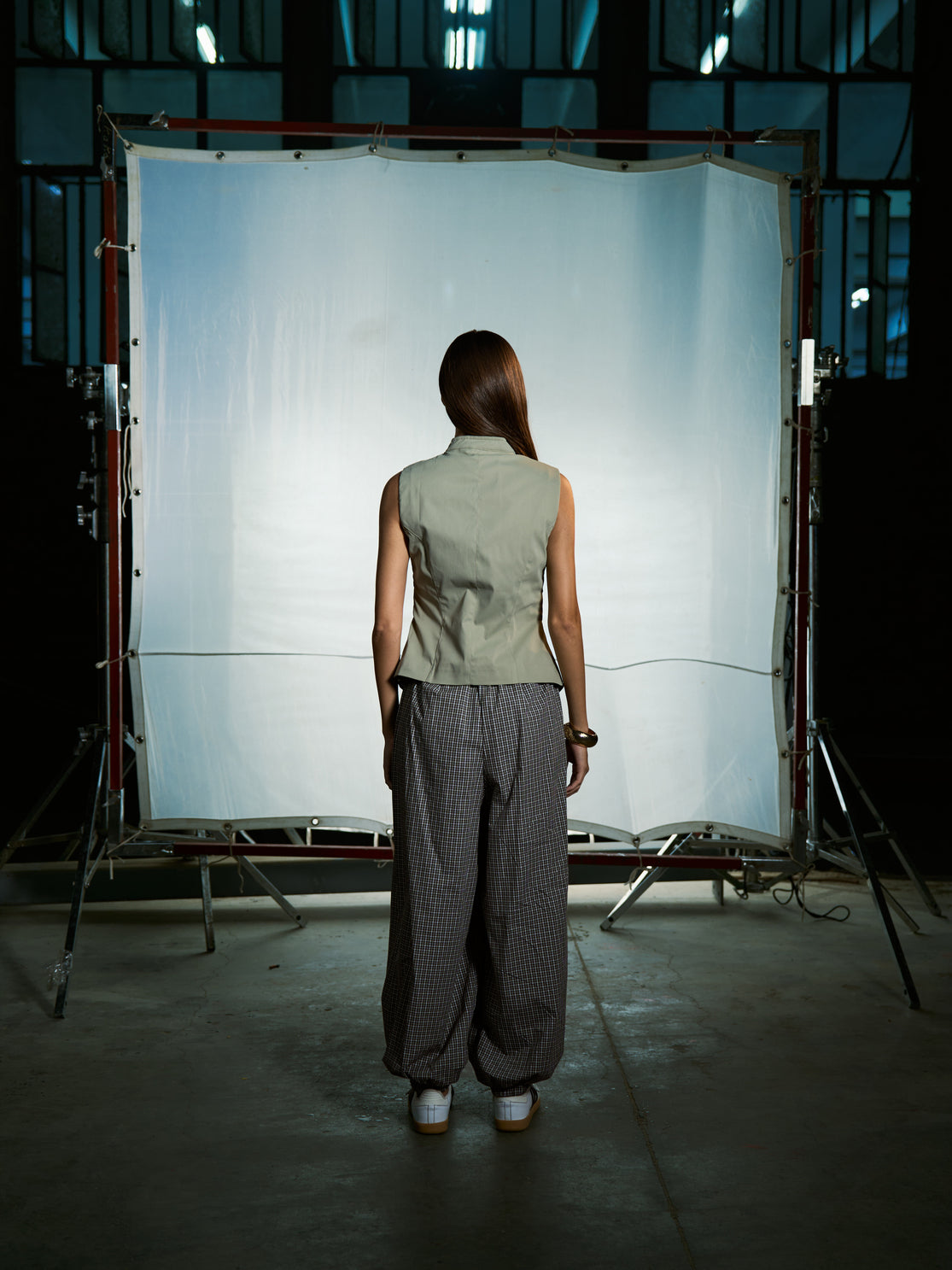 Matcha - Sculpted edge waistcoat