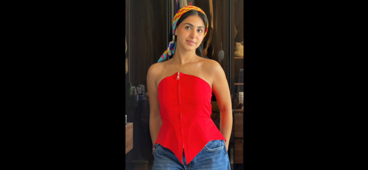 Statement cherry corset