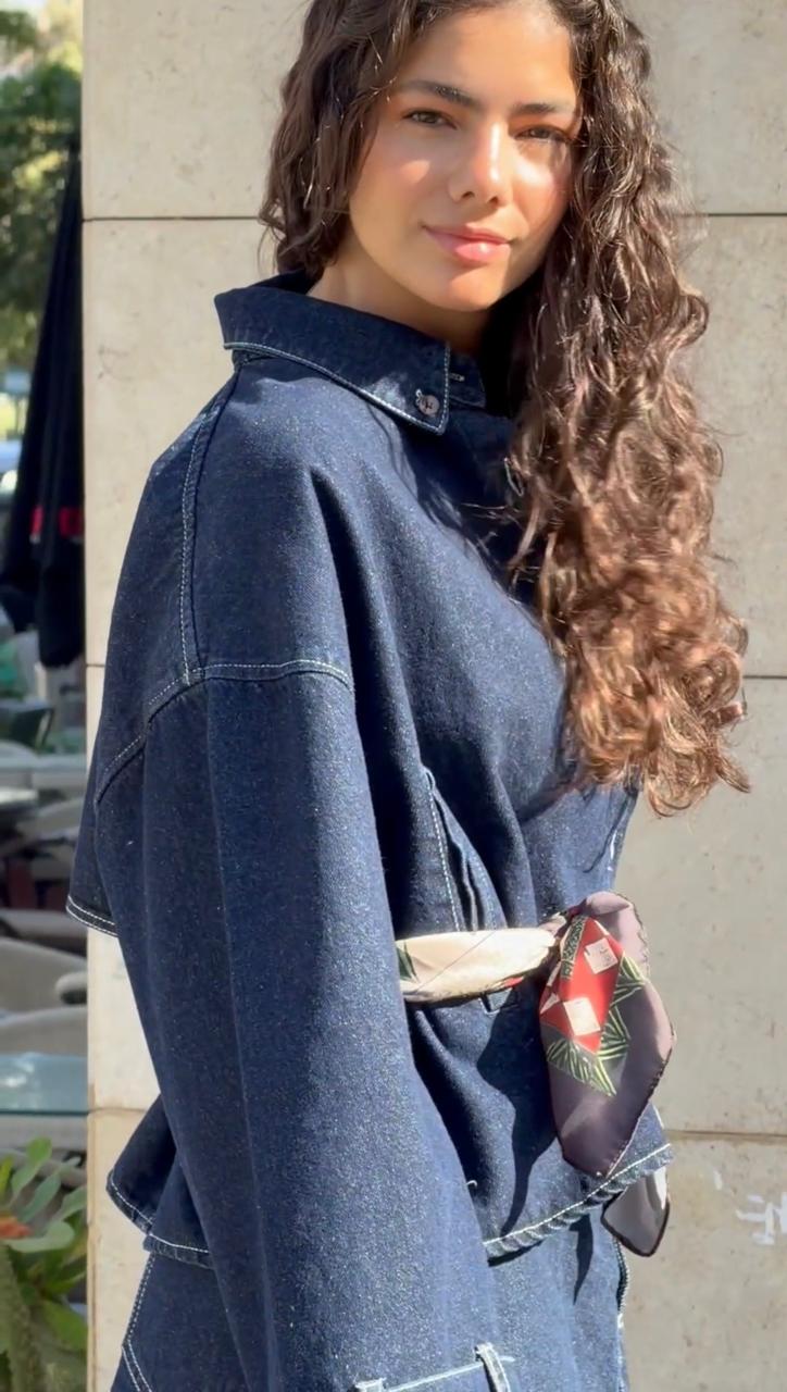 The edgy denim jacket
